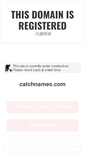 Mobile Screenshot of catchnames.com